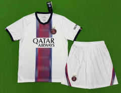 (S-3XL) Without Brand Logo 26-27 PSG Away White Soccer Uniform-9031