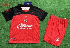 26-27 Club Tijuana Home Red Kids/Youth Soccer Uniform-7309