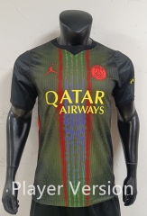Player Version 26-27 PSG 2nd Away Green Thailand Soccer Jersey AAA-0871