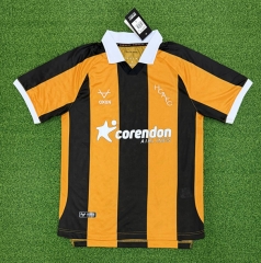 (S-4XL) 26-27 Hull City Home Orange&Black Thailand Soccer Jersey AAA-403