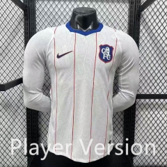 (S-4XL) Player Version 26-27 Chelsea 2nd Away White LS Thailand Soccer Jersey AAA-4285
