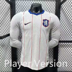 (S-4XL) Player Version 26-27 Chelsea 2nd Away White LS Thailand Soccer Jersey AAA-4285