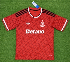 (S-4XL) 26-27 Flamengo 2nd Away Red Thailand Soccer Jersey AAA-403