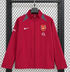 26-27 Arsenal Maroon Thailand Trench Coat-1020