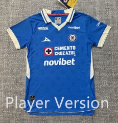 Player Version 26-27 Cruz Azul Home Blue Women Thailand Soccer Jersey AAA-4506