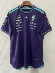 (S-5XL) 2026 Mercedes Purple Formula One Racing Suit