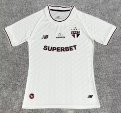 26-27 Sao Paulo Futebol 2nd Away White Thailand Women Soccer Jersey AAA-2242