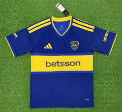 (S-4XL) 26-27 Boca Juniors Home Blue Thailand Soccer Jersey AAA-403