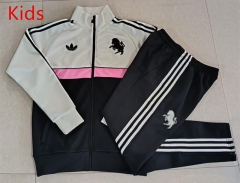 26-27 Juventus FC Black&White Kids/Youth Soccer Jacket Uniform-815