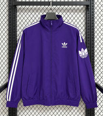 Adidas Purple Thailand Trench Coat-8268