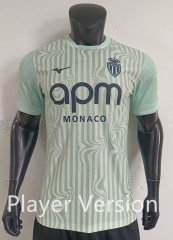 Player Version 26-27 Monaco 2nd Away Green Thailand Soccer Jersey AAA-0871
