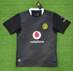 (S-4XL) 26-27 Dortmund Away Black Thailand Soccer Jersey AAA-403