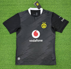 (S-4XL) 26-27 Dortmund Away Black Thailand Soccer Jersey AAA-403