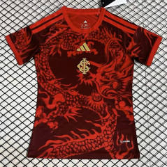 26-27 Brazil SC Internacional 2nd Away Red Women Thailand Soccer Jersey AAA-5091