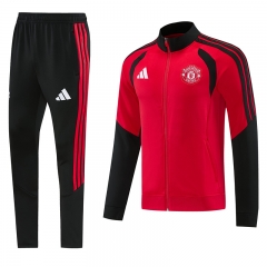 26-27 Manchester United Red Thailand Soccer Jacket Uniform-LH