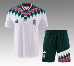 26-27 Retro Version Real Madrid White Thailand Soccer Training Uniform-418