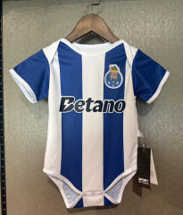 26-27 Porto Home Blue&White Baby Soccer Uniform-6400