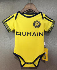 26-27 Al-Nassr FC Home Yellow Baby Soccer Uniform-7411