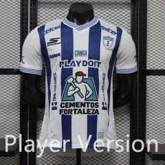 (S-3XL) Player Version 26-27 Correct Version Pachuca Home Blue&White Thailand Soccer Jersey AAA-888
