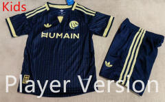 Player Version  26-27 Al-Nassr FC Away Royal Blue Kids/Youth Soccer Uniform-1794
