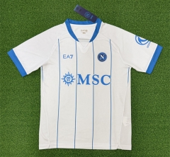 (S-4XL) 26-27 Napoli Away White Thailand Soccer Jersey AAA-403
