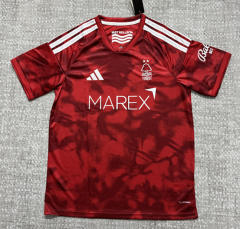 (S-4XL) With Sponsor 26-27 Nottingham Forest Home Red Thailand Soccer jersey AAA-4506