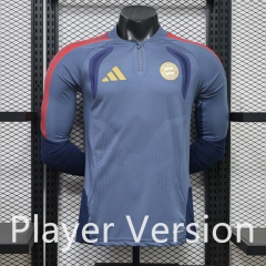 (S-3XL) Player Version 26-27 Bayern München Royal Blue LS Thailand Soccer Tracksuit Top-888