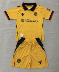 26-27 Bolton Wanderers Football Club 3rd Away Yellow Soccer Uniform-AY