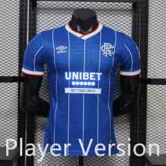 Player Version 26-27 Rangers Football Club Home Blue Thailand Soccer Jersey AAA-888