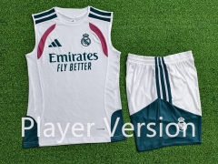 (S-3XL) Player Version 26-27 Real Madrid White Thailand Soccer Vest Uniform-9926