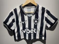 26-27 Botafogo Home Black&White Women Navel Revealing Style Soccer Jersey-6400
