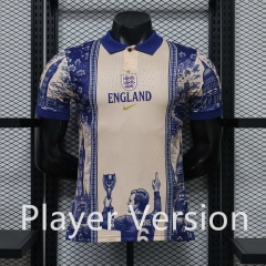 Player Version 26-27 Special Version England Blue&Beige Thailand Soccer Jersey AAA-888