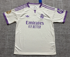 (S-4XL) 26-27 125th Anniversary Version Real Madrid Beige Thailand Soccer Jersey AAA-4506