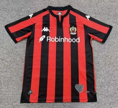 (S-4XL) 26-27 OGC Nice Home Red&Black Thailand Soccer Jersey AAA-8025