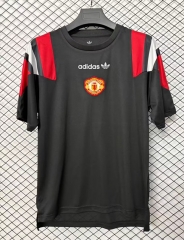 (S-4XL) 26-27 Special Version Manchester United Black Thailand Soccer Jersey AAA-2044