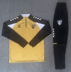 26-27 Málaga CF Gold Thailand Soccer Tracksuit-4692
