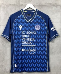 (S-4XL) 26-27 Udinese Calcio Away Blue Thailand Soccer Jersey AAA-417
