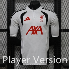 (S-3XL) Player Version 26-27 Liverpool White LS Tracksuit Top-888