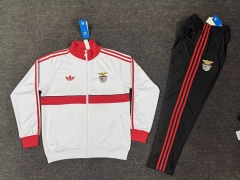 26-27 Benfica White Thailand Soccer Jacket Uniform-5303