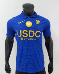 (S-4XL) With Patch 26-27 Sponsor Version Chelsea Home Green Thailand Soccer Jersey AAA-7626