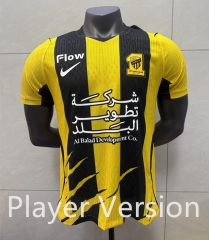 (S-3XL) Player Version 26-27 Al Ittihad Saudi Home Yellow&Black Thailand Soccer Jersey AAA-6352