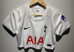 26-27 Tottenham Hotspur Home White Women Navel Revealing Style Soccer Jersey-6400