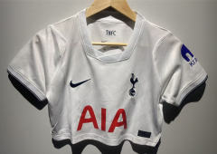26-27 Tottenham Hotspur Home White Women Navel Revealing Style Soccer Jersey-6400