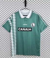 Retro Version 95-96 Legia Warszawa Home Green Thailand Soccer Jersey AAA-3257