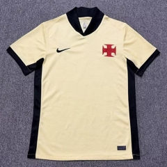 (S-4XL) 26-27 CR Vasco da Gama 2nd Away Khaki Thailand Soccer Jersey AAA-8025