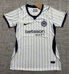 26-27 Inter Milan Away White Women Thailand Soccer Jersey AAA-4506