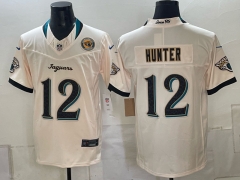 Jacksonville Jaguars 5 Generations Beige #12 NFL Jersey-0840