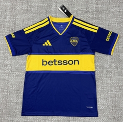 (S-4XL) 26-27 Boca Juniors Home Blue Thailand Soccer Jersey AAA-4506