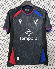 (S-4XL) 26-27 Crystal Palace Away Black Thailand Soccer Jersey AAA-2044