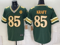 Green Bay Packers 5 Generations Green #85 NFL Jersey-0840